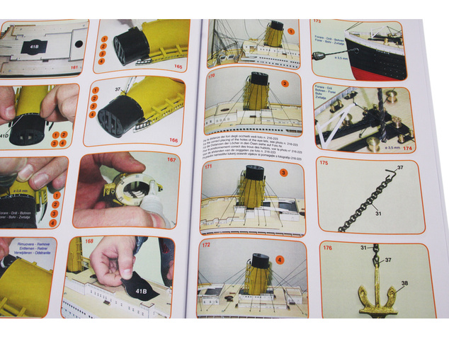 Mantua Model Titanic 1:200 sada č.4 kit