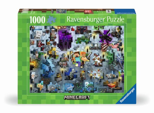 Ravensburger Challenge Puzzle: Minecraft 1000 dielikov