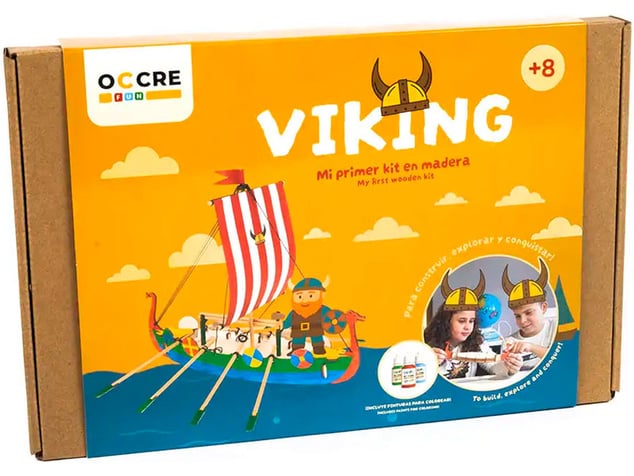OCCRE Vikingská loď stavebnica pre deti