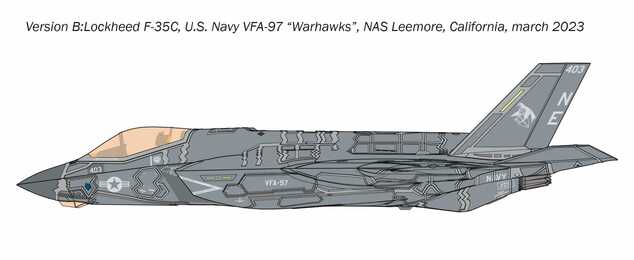 Modellbausatz Flugzeug 1469 - F-35C Lightning II (1:72)