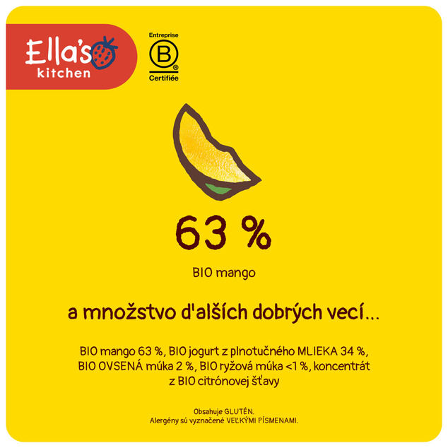 Ella's Kitchen BIO Raňajky mango a jogurt (100 g)