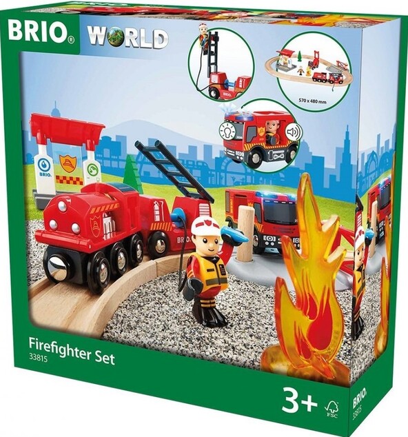 Gasilci reševalnega vlaka Brio