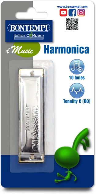 Bontempi Kovová ústna harmonika 301020