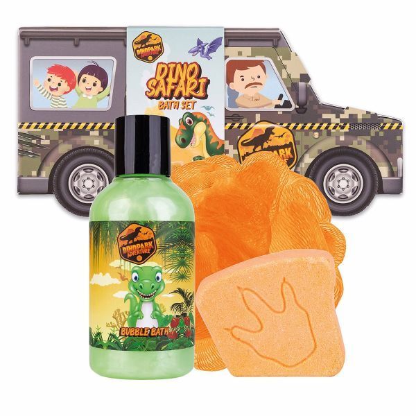 SET fürdő DINOPARK ADVENTURE ajándékdobozban SUV ACCENTRA
