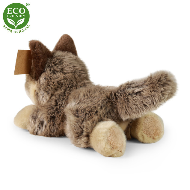 Peluche lupo sdraiato 20 cm ECO-FRIENDLY