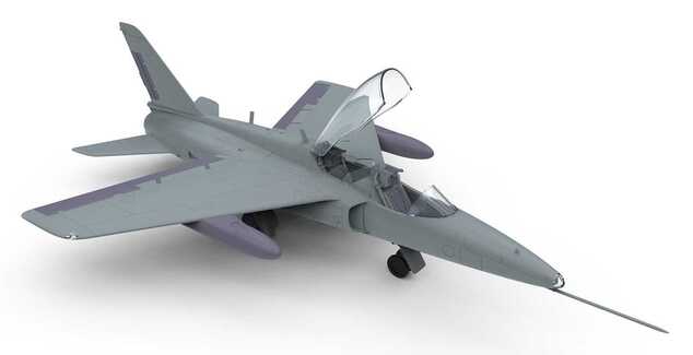 Klassisches Bausatzflugzeug A05123 - Folland Gnat (1:48)