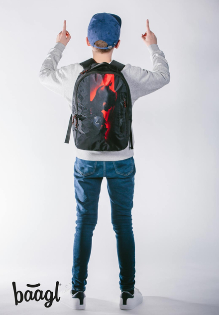 BAAGL Rucksack Earth Batman Rot