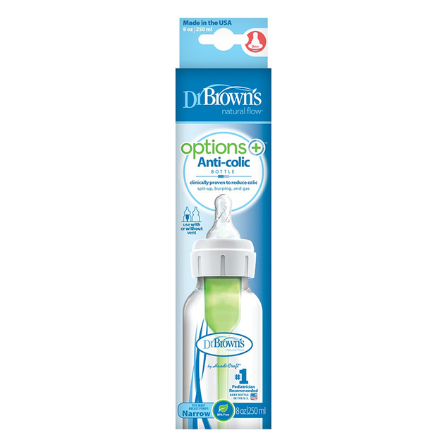 DR.BROWN'S Fľaša antikolik Options+ úzka 250 ml plast