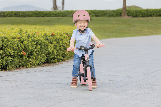 Globber odrážadlo GO BIKE ELITE DUO- PASTEL PINK