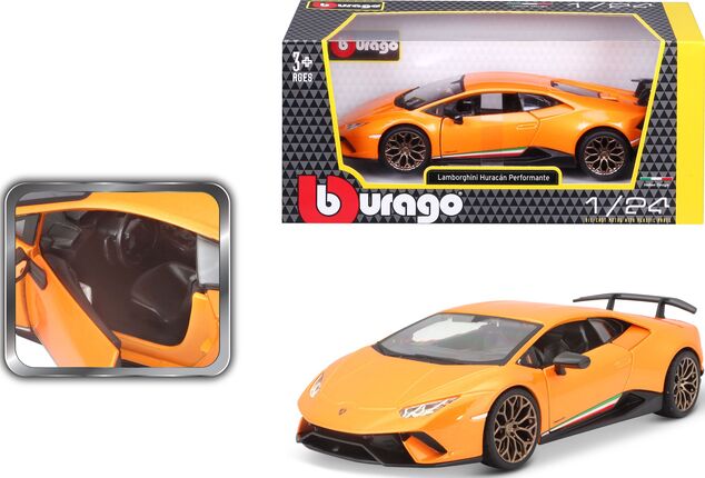 Bburago 1:24 Plus Lamborghini Huracan Performance Orange