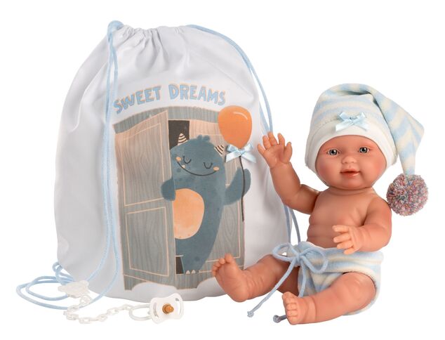 Llorens M26-313 oblečok pre bábiku bábätko NEW BORN veľkosti 26 cm s doplnkami