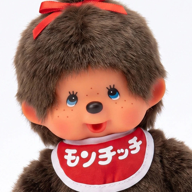 Monchhichi Mončiči ragazza giapponese con occhi blu 20cm