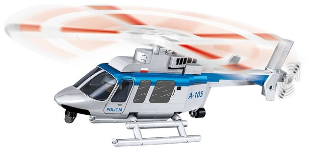 Cobi Action Town 26628 Civilný viacúčelový vrtuľník Bell 407 1:48