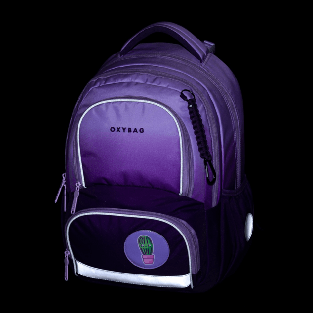 Študentský batoh OXY NEXT Ombre Purple