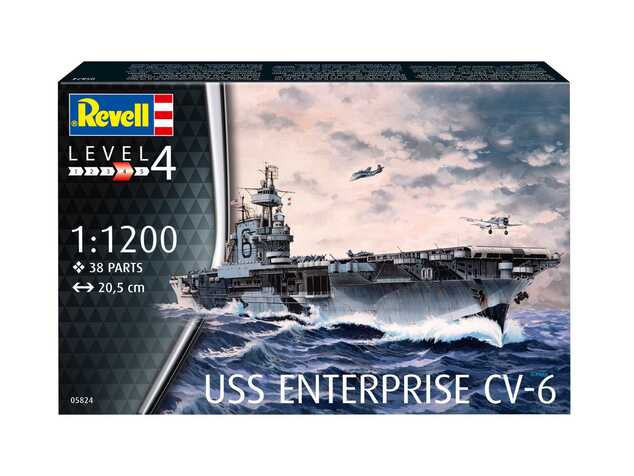 Kit modello in plastica nave 05824 - USS Enterprise (1:1200)