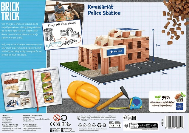 Trefl Brick Trick Policajná stanica M 100 dielov