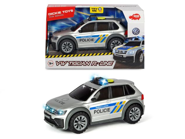 Dickie Policajné auto VW Tiguan R-Line, česká verzia