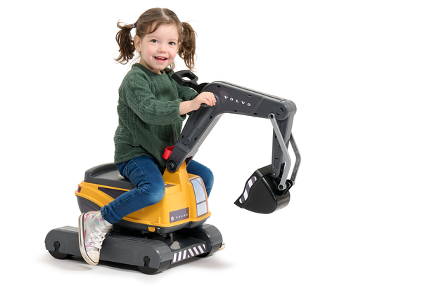 Falk Volvo Digger plne kĺbový s otvárateľným sedadlom