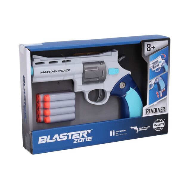 Pištoľ Revolver s penovými nábojmi 22,5 cm