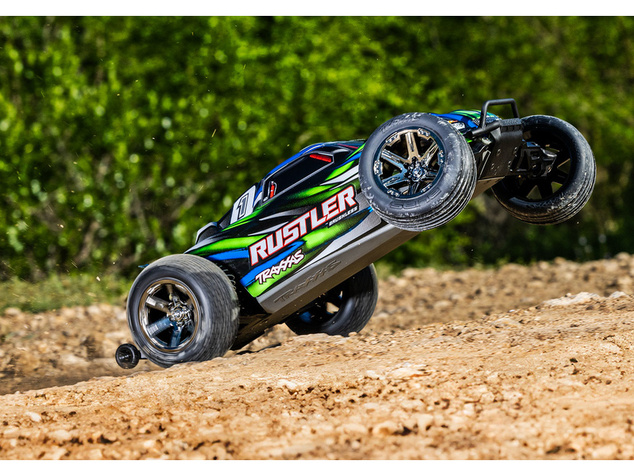 Traxxas Rustler 1:10 BL-2s RTR oranžový