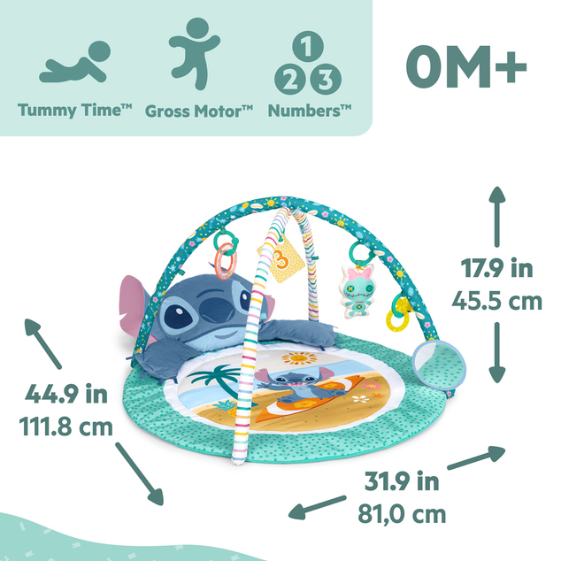 DISNEY BABY Tapis de jeu Stitch Party Paradise™, 0m+
