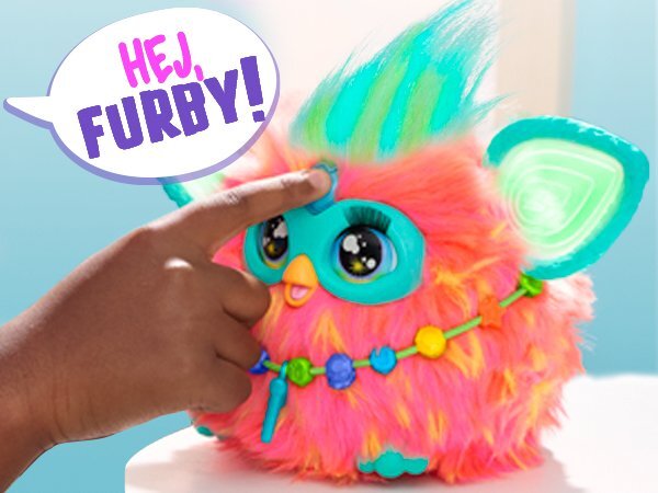 Furby koralový CZ verzia
