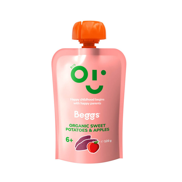 Beggs BIO Batáty a jablká (120 g)