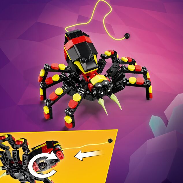 LEGO® Creator 3 v 1 31159 Divoké zviera: Prekvapivý pavúk