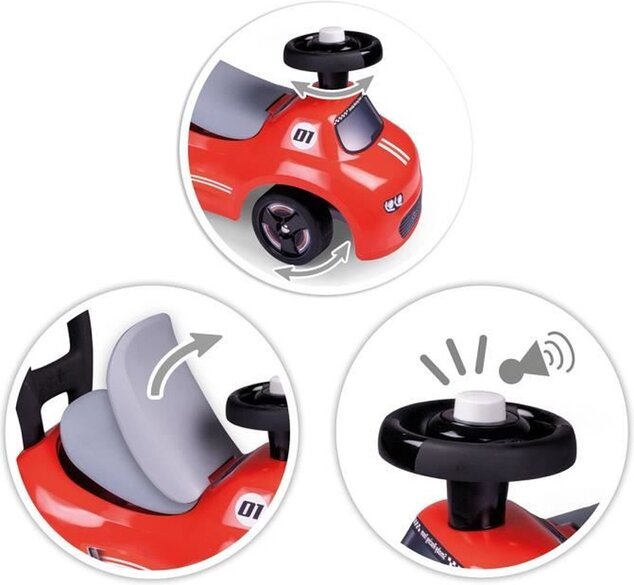 Smoby Odrážadlo Auto Červené