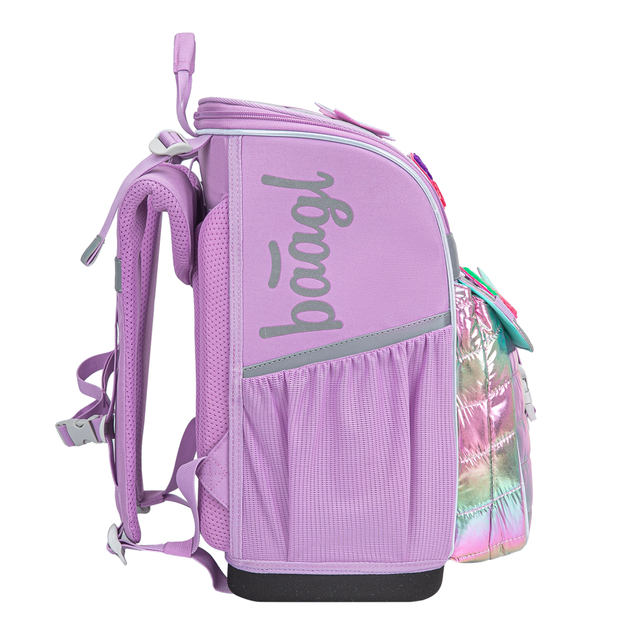 BAAGL SET 3 Zippy Lavender: cartella, astuccio, sacchetto