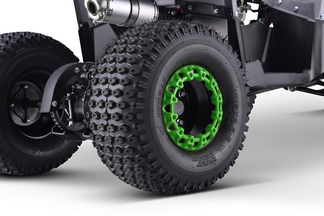 Benzínová štvorkolka pre deti Beneo Motors WARRIOR zelená - 125cm3