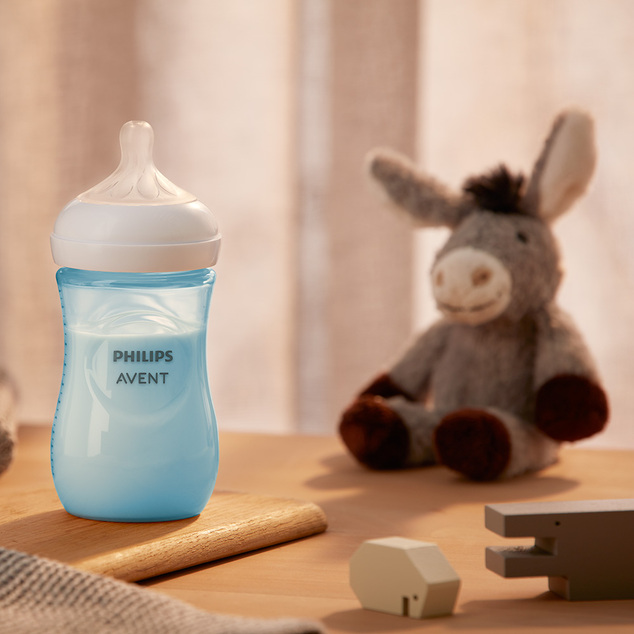 Philips AVENT Láhev Natural Response 260 ml, 1m+ modrá