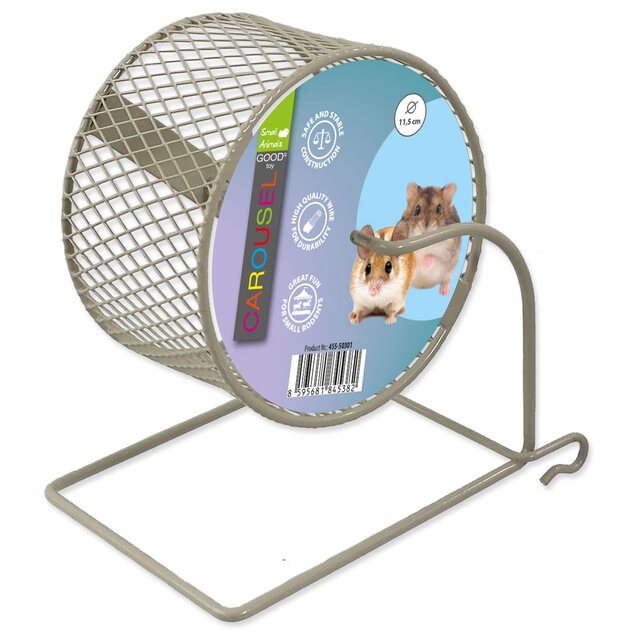 Manège EN fil métallique beige Ø11,5 cm