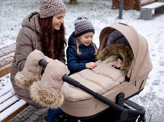 Sacco invernale Fluffy, Creamy Beige