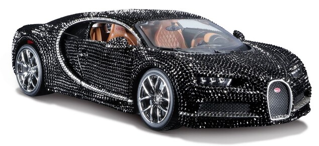 Bburago 1:18 Limited Bugatti Chiron Swarowski Crystal Version