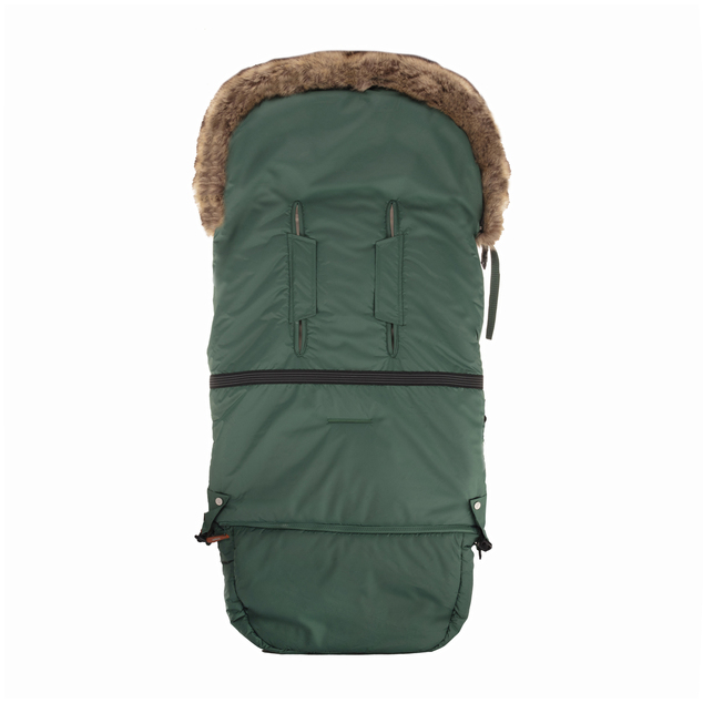 Set kolica Move Cross 5X + vreća Fluffy Combi + rukavice Fluffy 2, Oak Green
