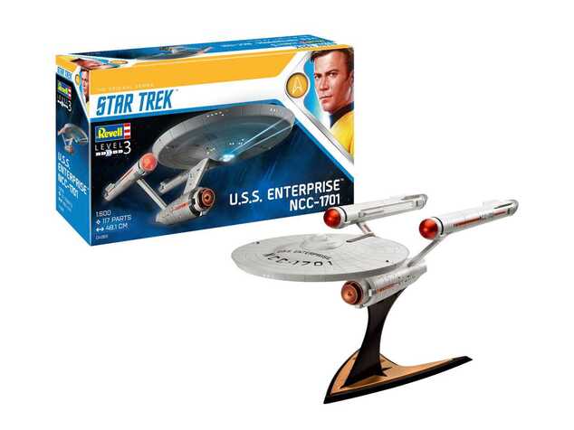 Plastikmodellbausatz Star Trek 04991 - USS Enterprise NCC-1701 (TOS) (1:600)