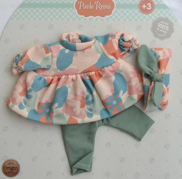 PAOLA REINA Oblečenie pre bábätká o veľkosti 27cm model 57148