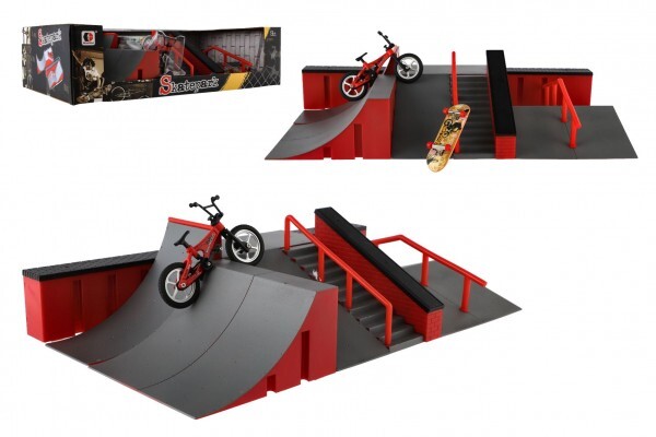 Skatepark - rampe, finger wheel, plastični finger skateboard u kutiji