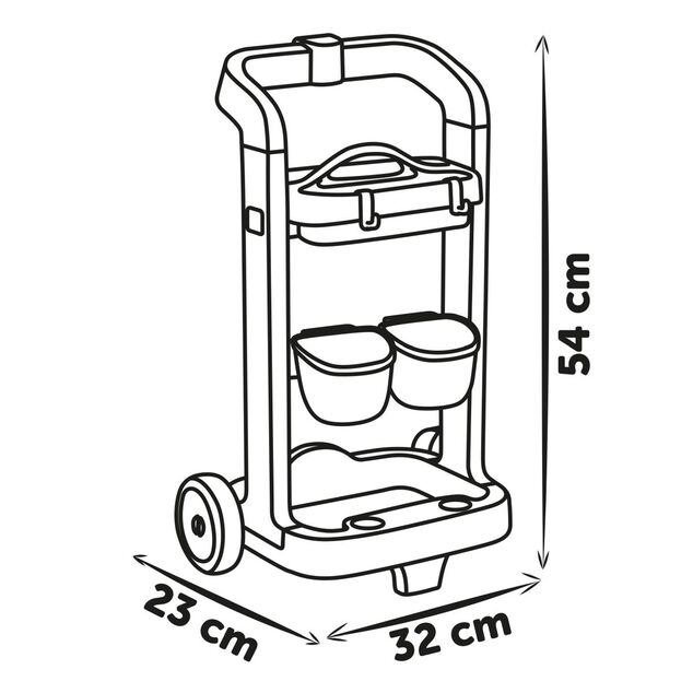 Smoby Friseurwagen für kleine Friseurin mit Zubehör