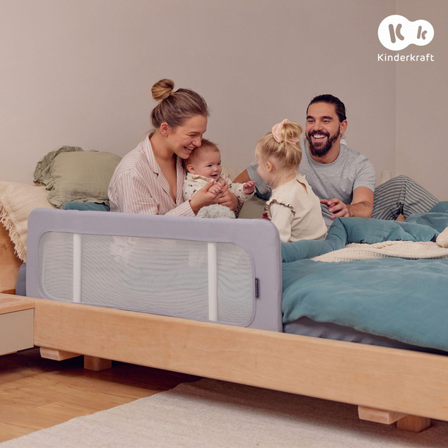 Kinderkraft Zábrana na postel Guard&amp;Dream Light Grey