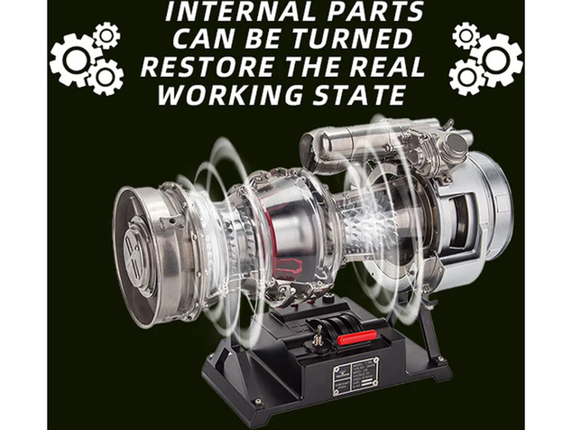 Teching turbohriadeľový motor