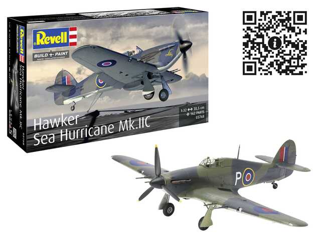 Plastic ModelKit Flugzeug 03768 - Hawker Sea Hurricane Mk.IIC (1:32)