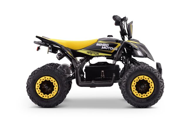 Elektrisches Kinderquad Beneo Motors Raptor gelb - 800W