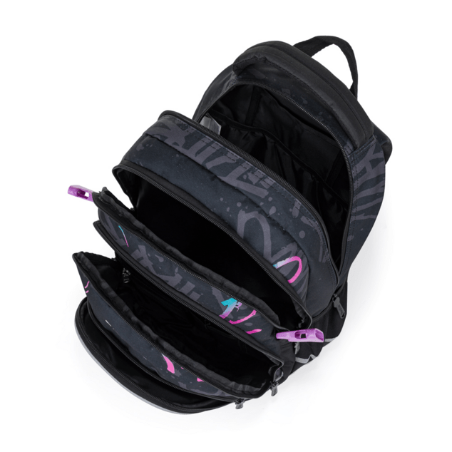 Zaino scolastico OXY SCOOLER Graffiti Pink