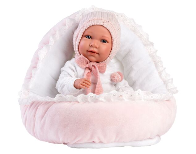 Llorens M740-88 oblečenie pre bábiku bábätko NEW BORN veľkosti 40–42 cm s doplnkami