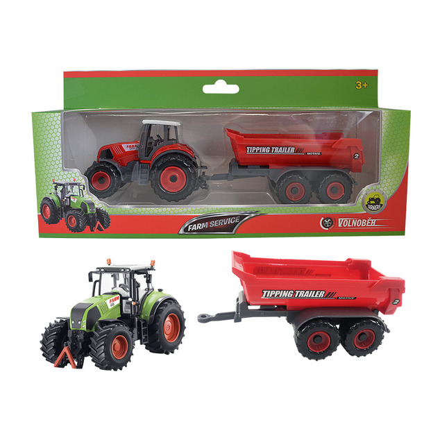 SPARKYS - Traktor s lisom na slamu 1:50