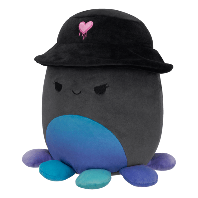 SQUISHMALLOWS Chobotnica s klobúkom - Yoko, 13 cm