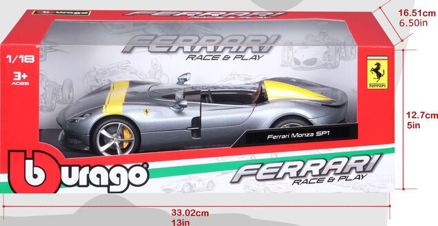 Bburago 1:18 Ferrari Monza SP1 Blau