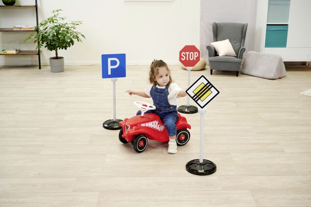 BIG Verkehrsschilder Set 5 Stück Höhe 69cm